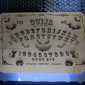Creepy Christmas Ouija board